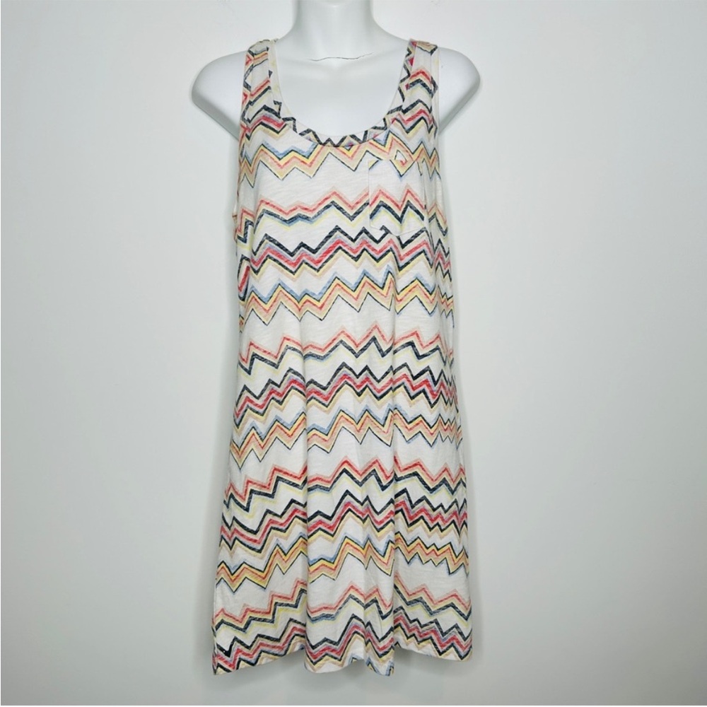 QUIKSILVER Colorful Zig Zag Tank Top Dress Size Medium